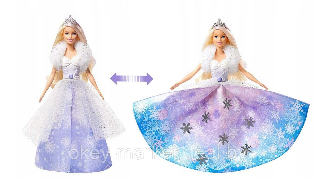 Кукла Барби Dreamtopia Снежная принцесса GKH26 - фото 6 - id-p118321434