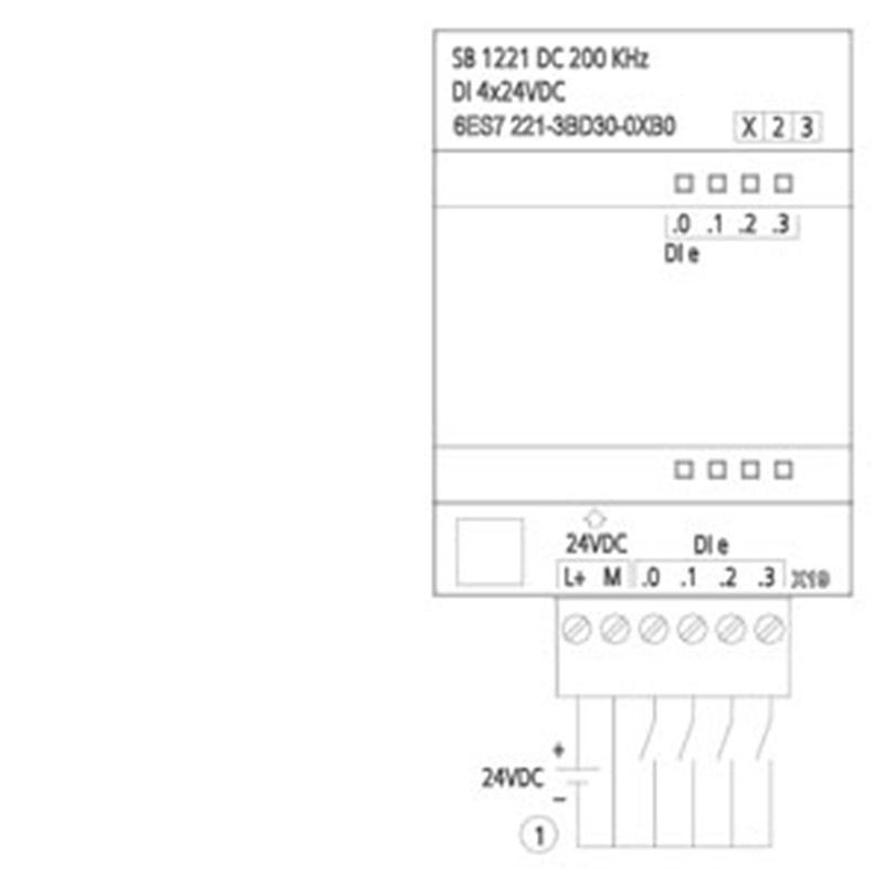 Siemens SIMATIC S7-1200 Сигнальная плата дискретного ввода-вывода 6ES7221-3BD30-0XB0 SB 1221, 4DI - фото 2 - id-p116773444