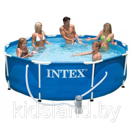 Каркасный бассейн 305x76см +фильтр-насос 1250 л\ч, Intex арт. 28202 - фото 7 - id-p64693282