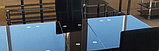 Стол кухонный стеклянный  раздвижной AD 32. Кухонный   стол трансформер. Обеденный стол., фото 3
