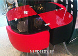 Комплект мебели стол стеклянный и 4 стула DT 53, фото 5