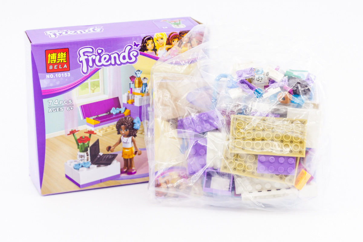 Конструктор Bela "Спальня Андреа" 74 деталей арт. 10153 (аналог LEGO Friends 41009) - фото 4 - id-p7200097