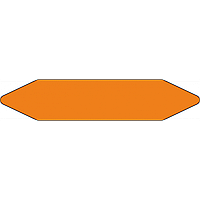 Стрелки для маркировки трубопроводов, оранжевый