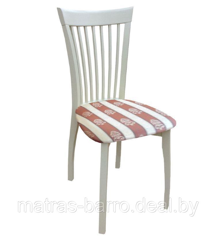 Кухонный стул Тулон массив березы (тон 9 эмаль белая) - фото 4 - id-p118410718