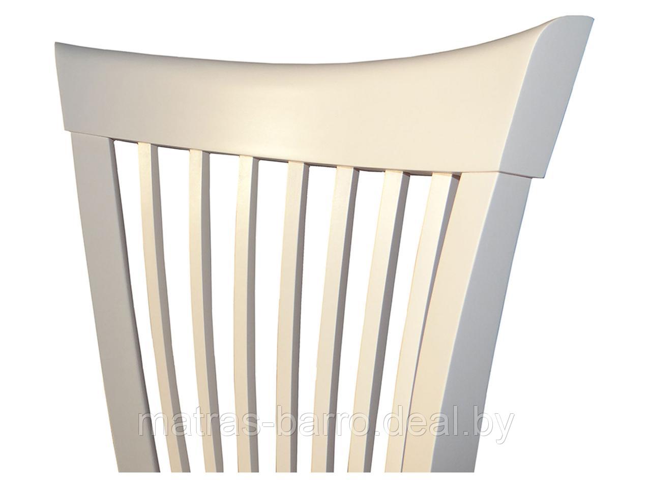 Кухонный стул Тулон массив березы (тон 9 эмаль белая) - фото 3 - id-p118410718
