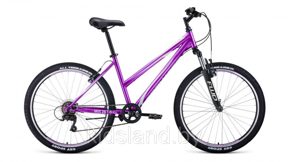 Велосипед Forward Iris 26 1.0"  (фиолетовый), фото 1
