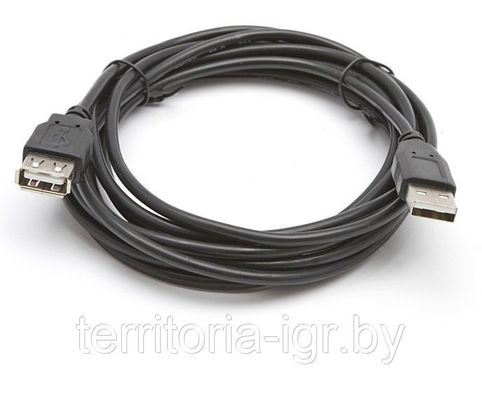 Дата кабель USB-USB 2.0, (К855) (удлинитель) 5 метров Smartbuy