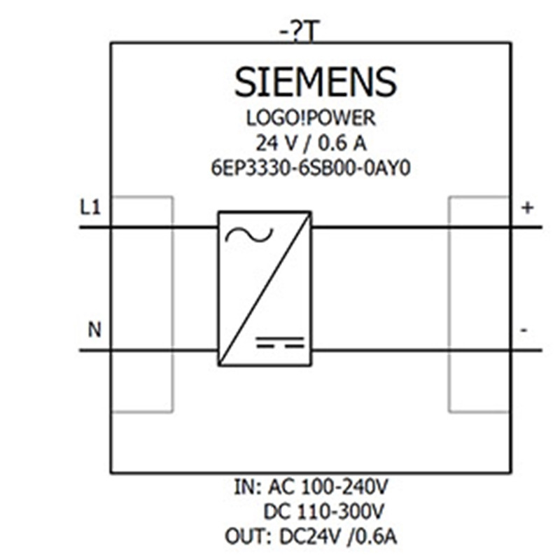 Siemens 6EP3330-6SB00-0AY0 LOGO POWER 24 V/0.6 A Блок питания стабилизированный 100-240В 24В/0.6A - фото 2 - id-p116773480