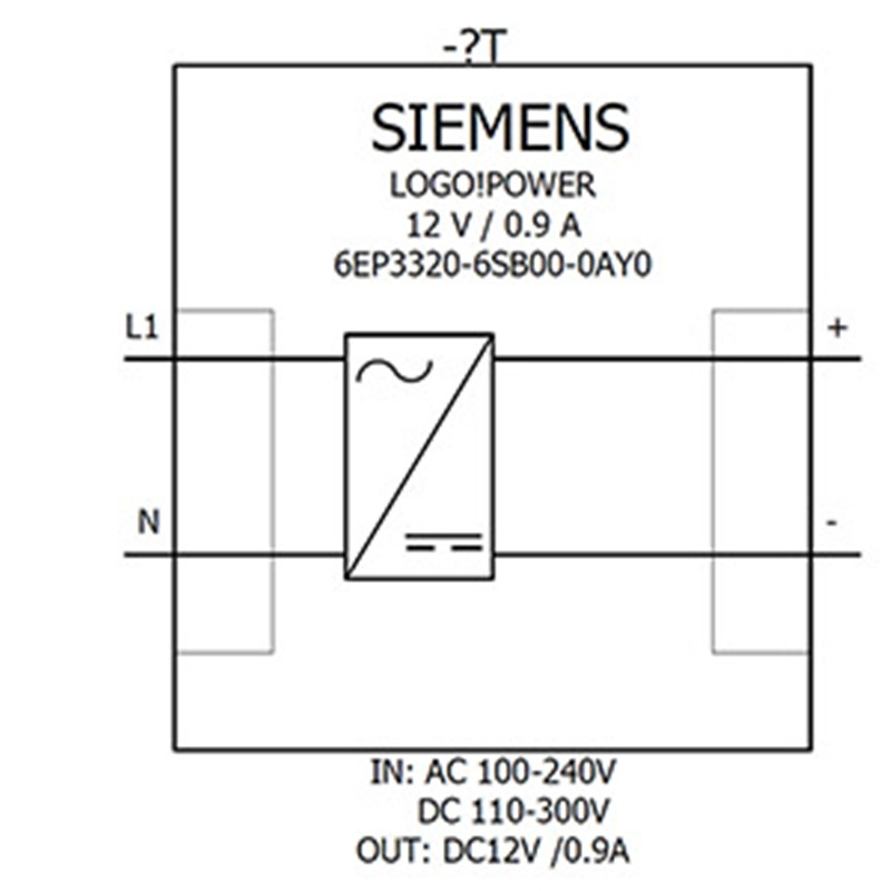 Siemens 6EP3320-6SB00-0AY0 Блок питания стабилизированный LOGO POWER 12V/0.9A, 100-240В, 12В/0.9A - фото 2 - id-p116773475