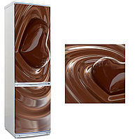 Наклеки на холодильник "Шоколадное сердце"