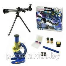 Набор Телескоп и микроскоп C2111 игровой набор 2 в 1