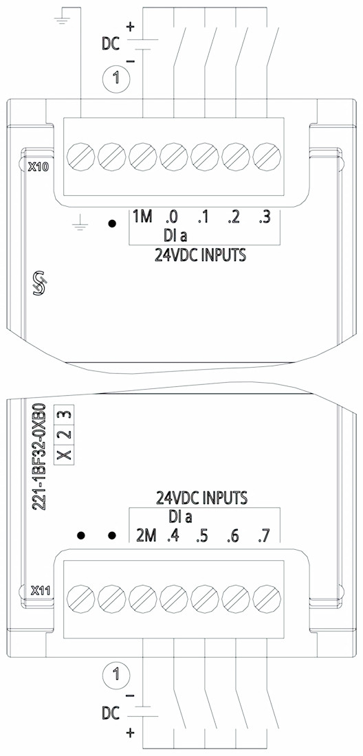 Siemens SIMATIC S7-1200 Модуль дискретного ввода 6ES7221-1BF32-0XB0 SM 1221, 8DI - фото 2 - id-p116773427