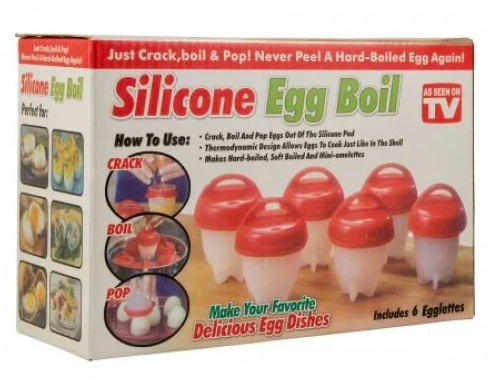 Силиконовые формы для варки яиц Silicone Egg Boil - фото 1 - id-p70125731