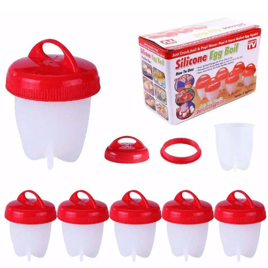 Силиконовые формы для варки яиц Silicone Egg Boil - фото 2 - id-p70125731