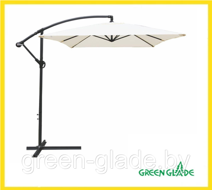 Зонт садовый Green Glade 6401 бежевый - фото 2 - id-p118421465