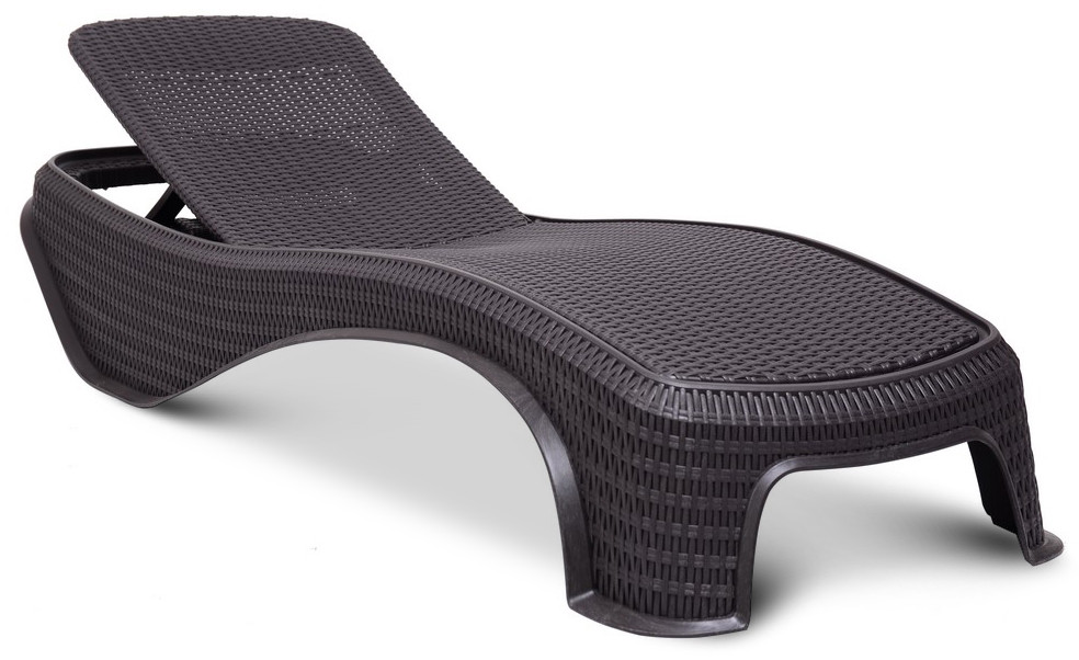 ШЕЗЛОНГ ATLANTIC SUN LOUNGER, ГРАФИТ