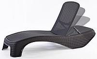 ШЕЗЛОНГ ATLANTIC SUN LOUNGER, ГРАФИТ, фото 2