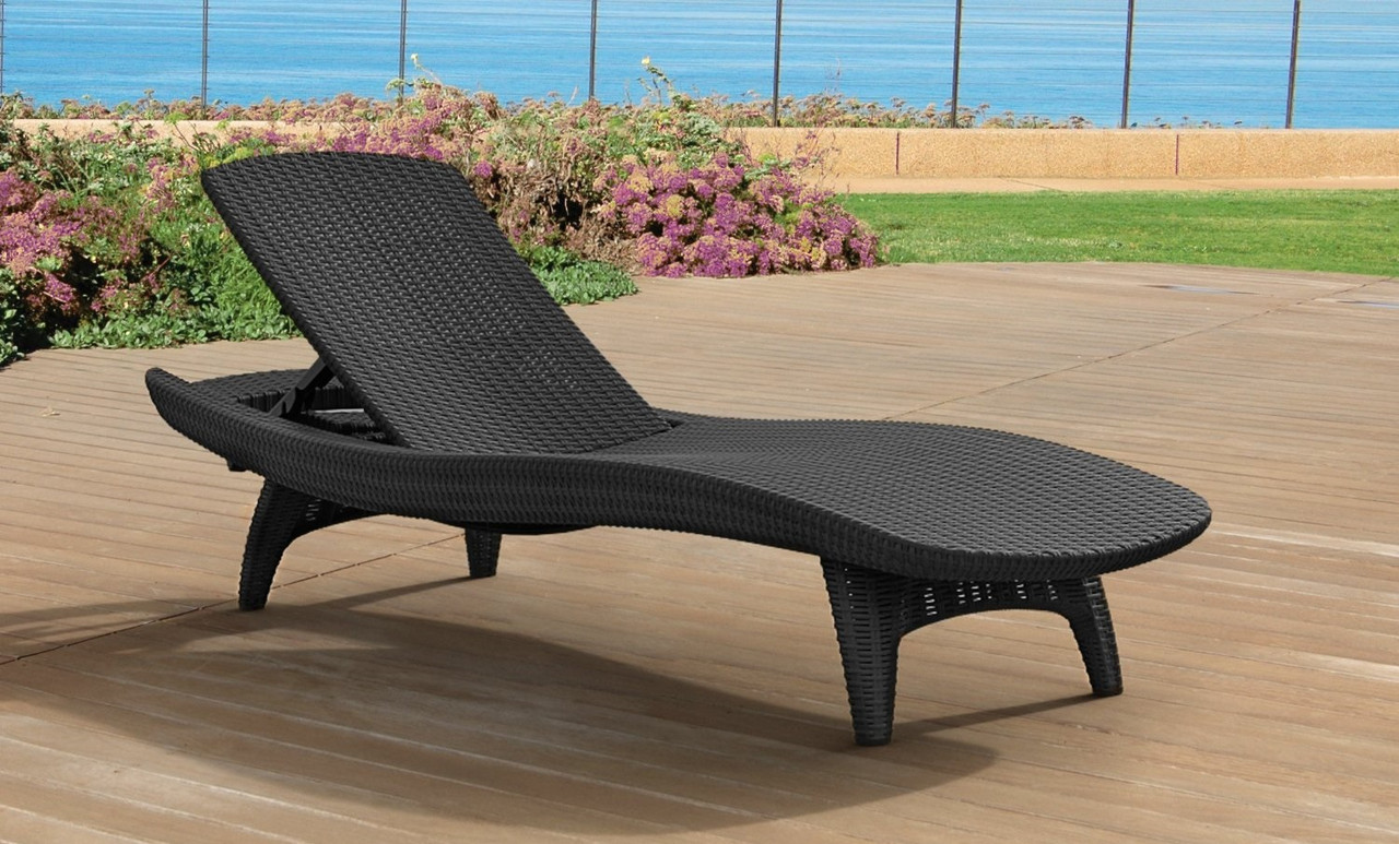 ШЕЗЛОНГ PACIFIC LOUNGER, ГРАФИТ