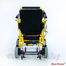 Инвалидная коляска складная с электроприводом FS127  с подголовником Под заказ 7-8 дней, фото 3