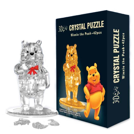 3 D пазл мишка " Вини пух "3D Crystal Puzzle. Вини Пух (42 детали) - фото 3 - id-p7208150