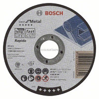 Отрезные и обдирочные круги Bosch Отрезной круг Best по металлу 115x1,0, прямой (2608603512)