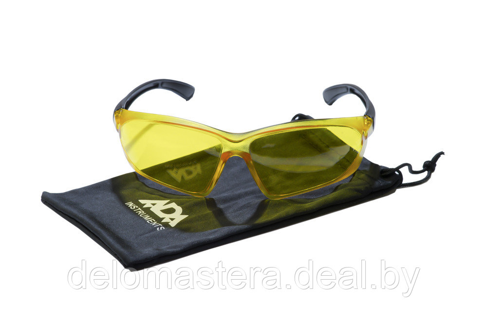 Желтые защитные очки ADA Visor Contrast - фото 1 - id-p118528036