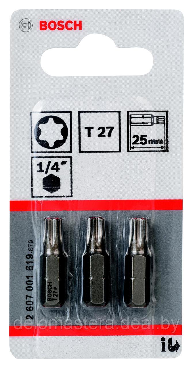 BOSCH 3 БИТ 25ММ TORX T27 XH 2.607.001.619