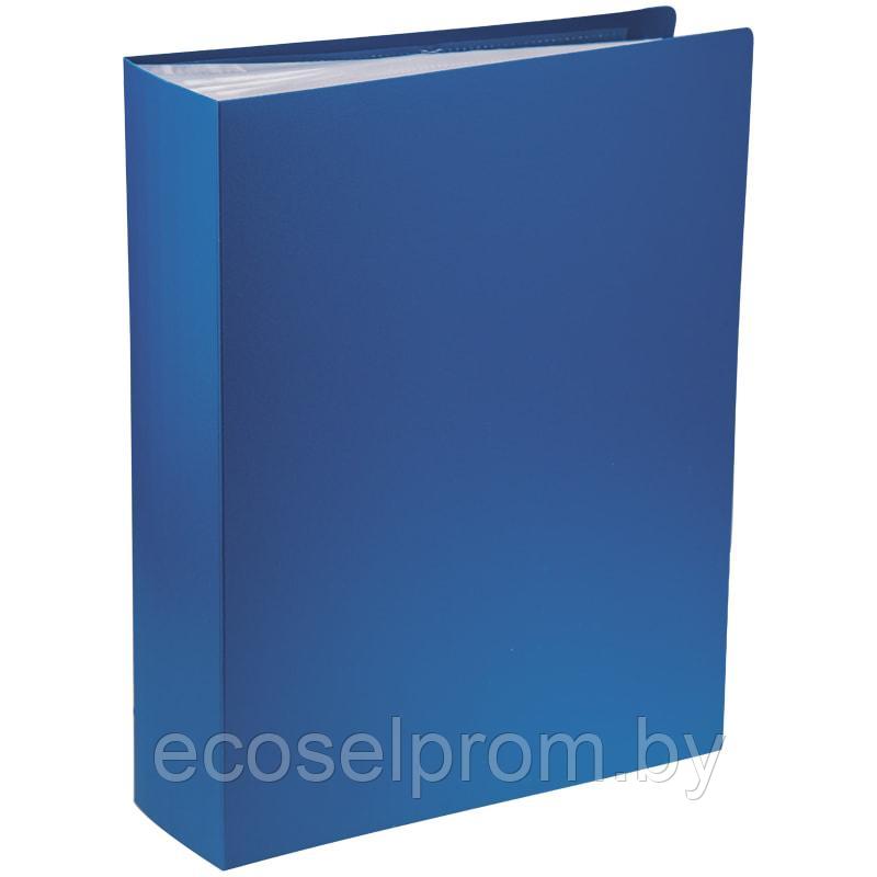 Папка с 100 вкладышами OfficeSpace, 30мм, 600мкм, синяя