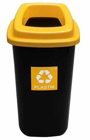 Контейнер для сбора пластика Plafor Sort bin 45л желтый 680-01, фото 2