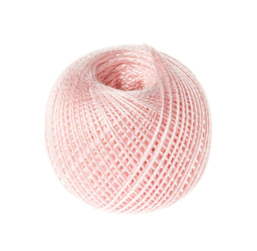 Пряжа Ирис 100% мерсеризованный хлопок цвет: 1002 бледно-розовый - фото 1 - id-p118563311