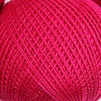 Пряжа Ирис 100% мерсеризованный хлопок цвет: 1112 яркий розовый