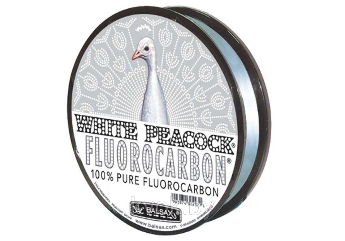 Леска флюорокарбоновая Balsax White Peacock Fluorocarbon 50м - фото 1 - id-p118567287