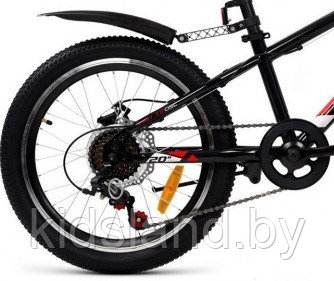 Велосипед Forward Unit Disc 20 3.0" (черный) - фото 3 - id-p118569140