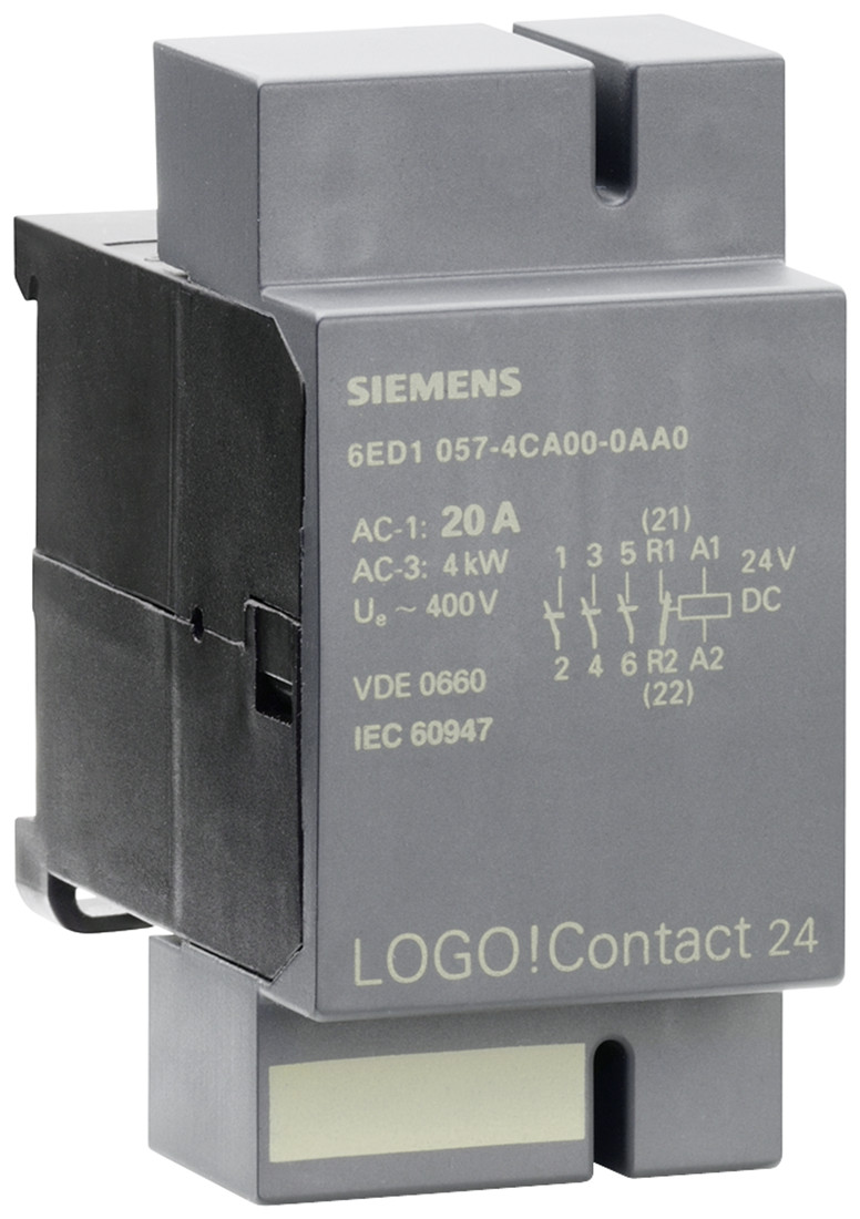 Siemens 6ED1057-4CA00-0AA0 LOGO CONTACT 24 Модуль коммутации 3-х фазных цепей переменного тока - фото 1 - id-p116773460