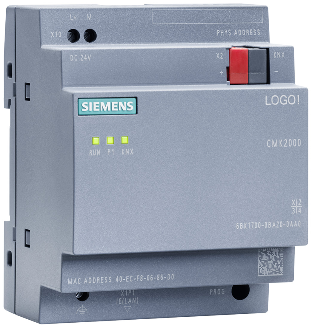 Siemens 6BK1700-0BA20-0AA0 LOGO Коммуникационный модуль CMK2000 LOGO8 шина автоматизации здания KNX - фото 1 - id-p116773457