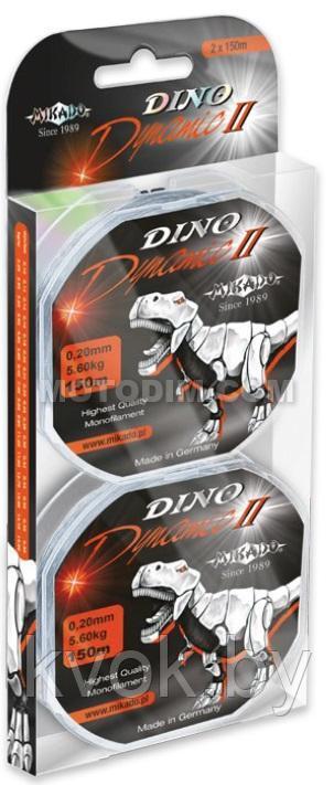Леска монофильная Mikado Dino Dynamic 2 150 м - фото 2 - id-p118570539