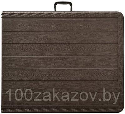 Стол складной GoodHome MZK-180 коричневый - фото 2 - id-p118570779