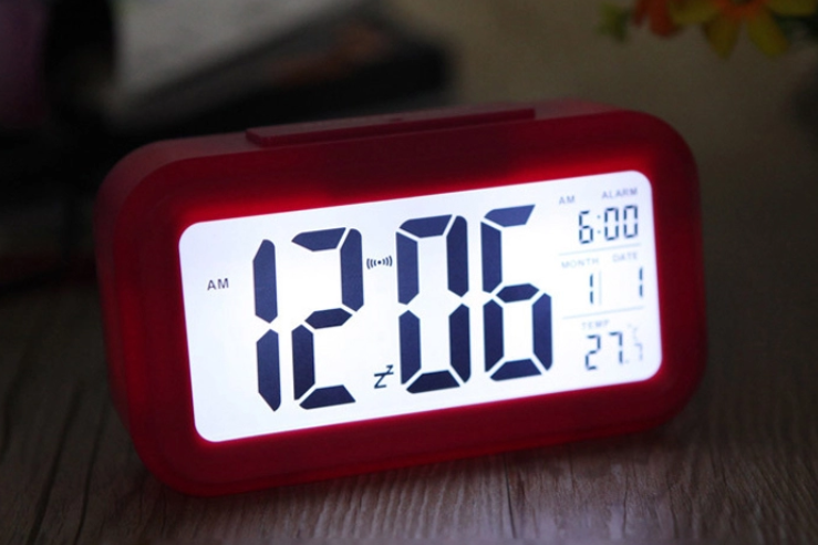 Настольные цифровые светодиодные часы с будильником СХ-801 - фото 5 - id-p118567800
