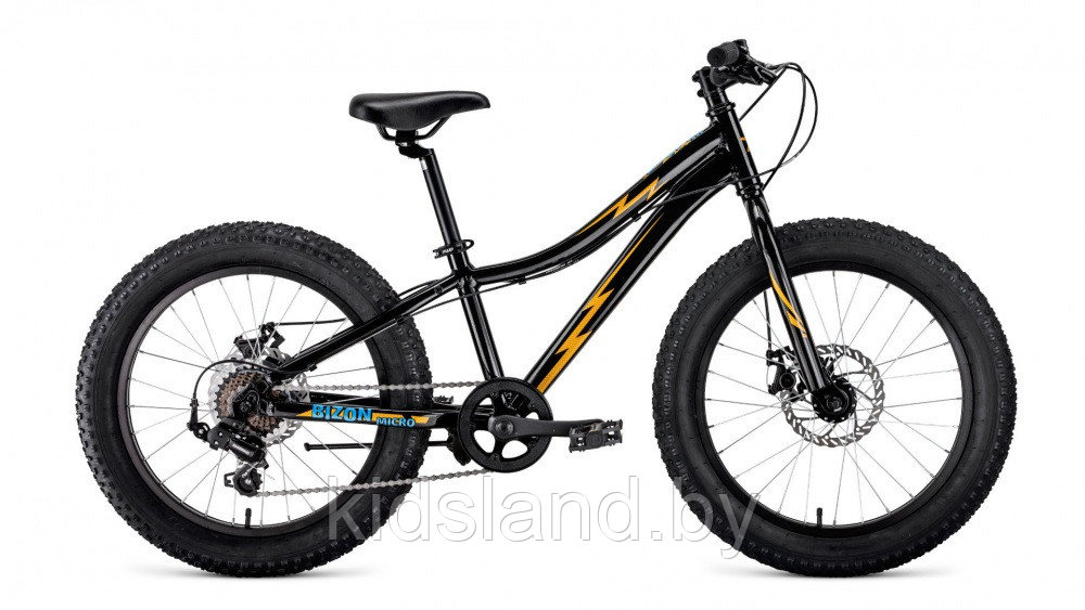 Велосипед Forward Bizon Micro 20 D"  (черный)