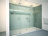 Раздвижная система из стекла в ванную комнату, фото 3