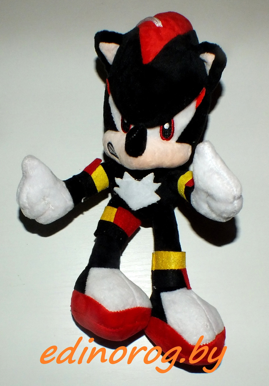 Игрушка мягкая из серии Соник Sonic Ёж Шедоу
