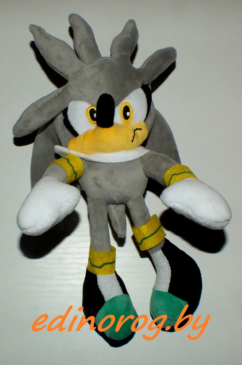 Игрушка мягкая из серии Соник Sonic Ёж Сильвер - фото 1 - id-p118619954