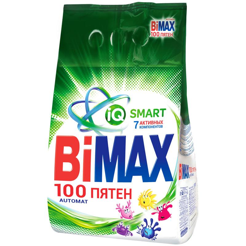 Порошок для машинной стирки BiMax "100 пятен", 3кг. 966-1(работаем с юр лицами и ИП)