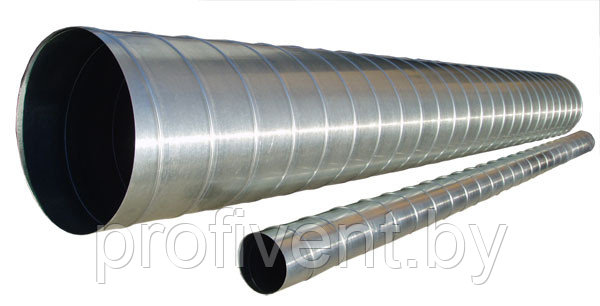 Купить воздуховоды спирально-навивные из оцинкованной стали в минске, воздуховоды из оцинкованной стали - фото 1 - id-p7224833