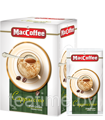 Кофейный напиток MacCoffee Капучино Айриш Крим 3в1 x10 - фото 1 - id-p7226117