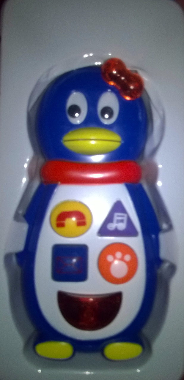 Музыкальный телефон игрушка Пингвин - фото 1 - id-p7226170