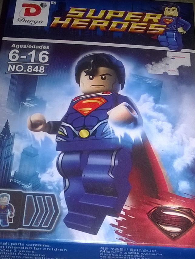 "SUPER HEROES / Супер герои" мод. 848 "Super-man / Супер-мэн" - фото 3 - id-p7227043