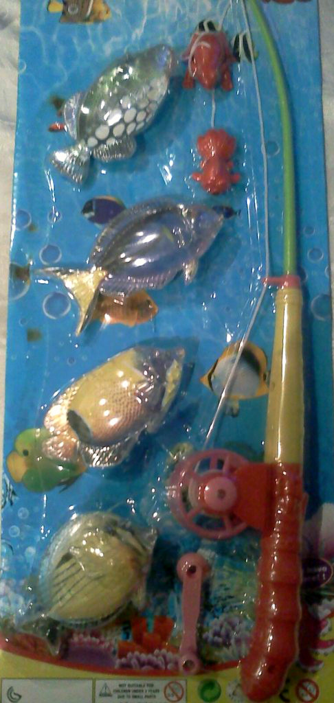 Детская рыбалка магнитная 4 рыбки, рак и лягушка - фото 2 - id-p7227068
