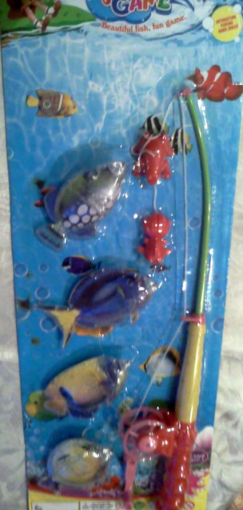 Детская рыбалка магнитная 4 рыбки, рак и лягушка - фото 3 - id-p7227068