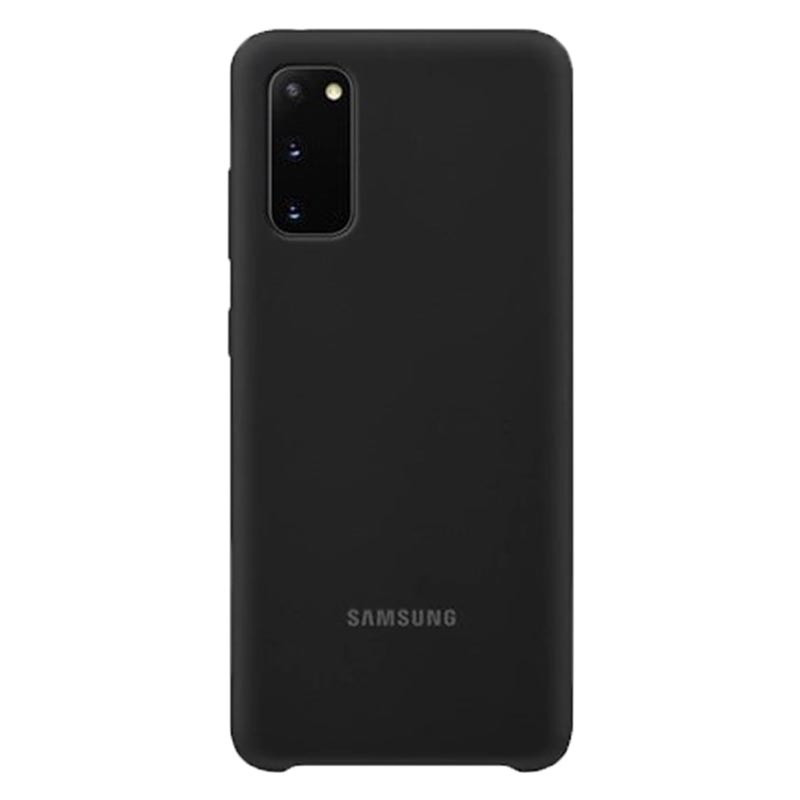 Чехол- накладка для Samsung Galaxy S20 (копия) SM-G980 Silicone Cover черный - фото 2 - id-p118671580